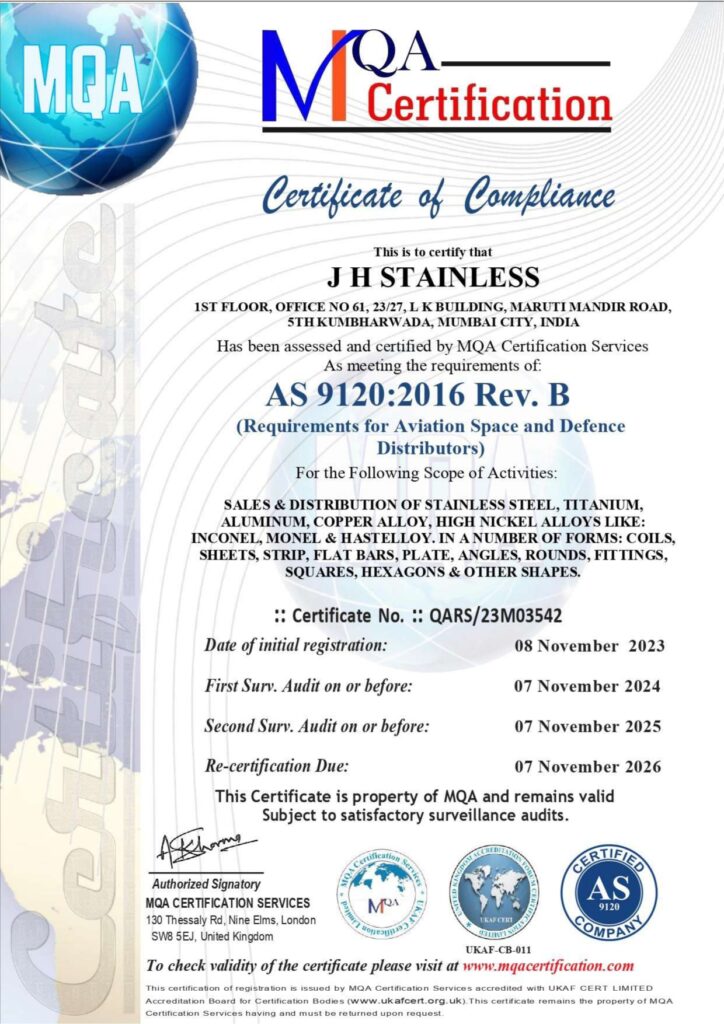 AS9120 Certification